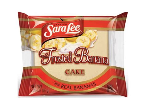 Sara Lee Individually Wrapped Iced Banana Cake 225oz Pack Of 24