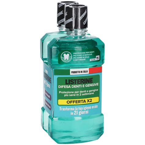 Collutorio LISTERINE Difesa Denti E Gengive Set Da 2 2x500 Ml Redcare