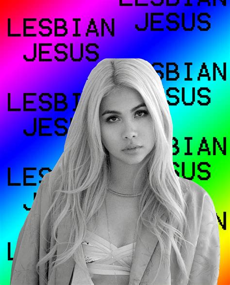 Lesbian Jesus Poster Copy Painting By Bailey Matthews Fine Art America