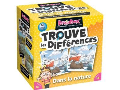 Jeu de mémoire Asmodée BrainBox Le jeu des différences nature sauvage