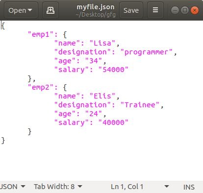 Saving Text Json And Csv To A File In Python Geeksforgeeks