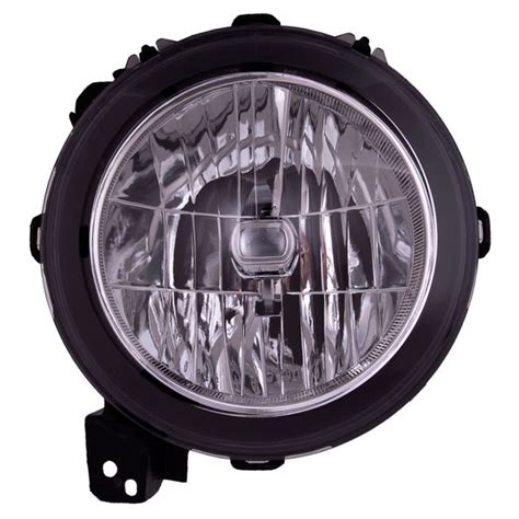 Headlight Halogen CAPA Certified Left Driver Fits 2018 2019 Jeep Wrangler