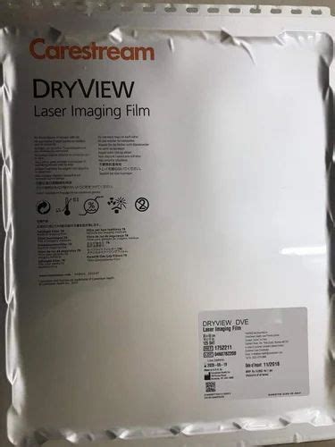 Carestream X Ray Film Dve 8x10 At 4000 Pack Dryview DVE Laser