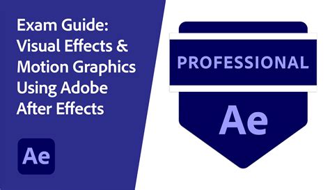 Visual Effects And Motion Graphics Using Adobe After Effects Adobe