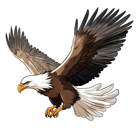 Ai Generated Eagle Bald Eagle Flying Soaring Bird 34723013 Png