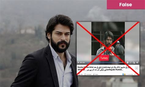 Clips Of Turkish Actor Are From An Old Drama Not Earthquake Site