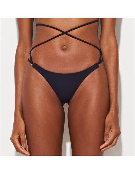 Quần Bikini Bottom Bikini Multi Preto Nhãn hiệu Triya