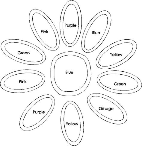 Daisy Petal Coloring Pages At Free Printable
