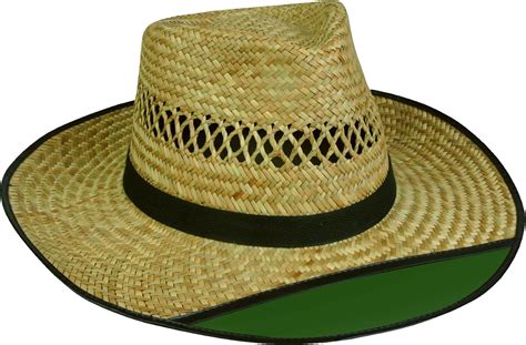 Outdoor Cap Ld 902ex Beach Bum 2 Straw Hat With Green Visor