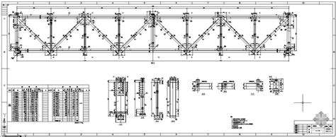 某钢桁架垂直支撑节点构造详图 钢结构节点详图 筑龙结构设计论坛