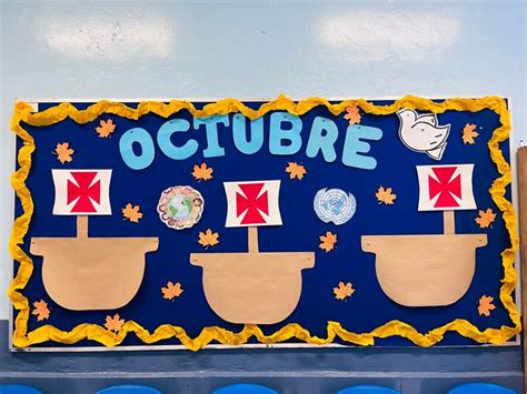 Periódico Mural 🍁 Octubre Periodico Mural Octubre Decoración Aula De