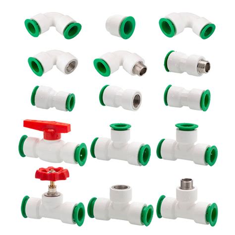 In Line Ppr Pipe Coupling Free Hot Melt Water Supply Pipe Fittings