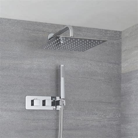 Kit De Douche Thermostatique Avec Mitigeur Avec Inverseur Pommeau