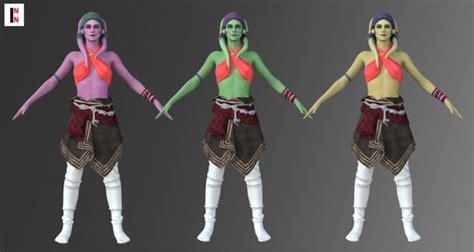 Sw Twi Lek For Genesis Female D Models For Daz Studio And Poser