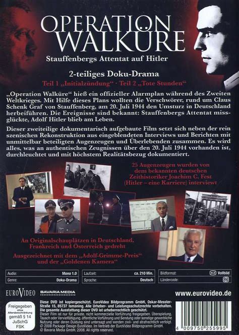 Operation Walküre Stauffenbergs Attentat auf Hitler DVD jpc