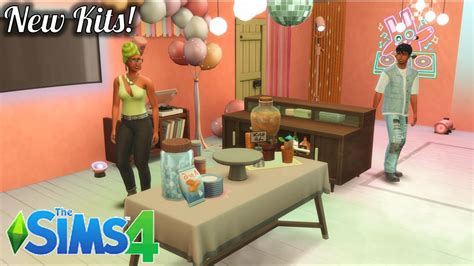 Sims 4 First Look At The Urban Homage And Party Essentials Kits Youtube