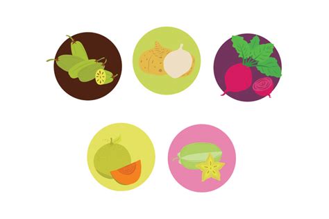 Fruits Icon Vector Bundle By Printables Plazza TheHungryJPEG