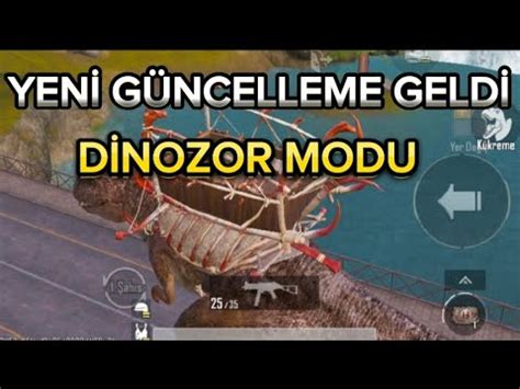 YENİ DEV GÜNCELLEME GELDİ OYUN DEĞİŞTİ T REX MODU DİNOZOR OLMA