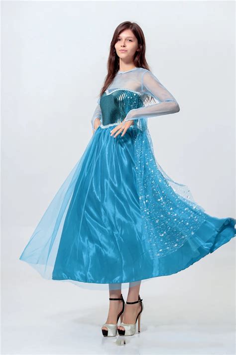 Adult Princess Snow Queen Costume Women Beauty and the Beast Costume Cosplay Halloween Costumes ...