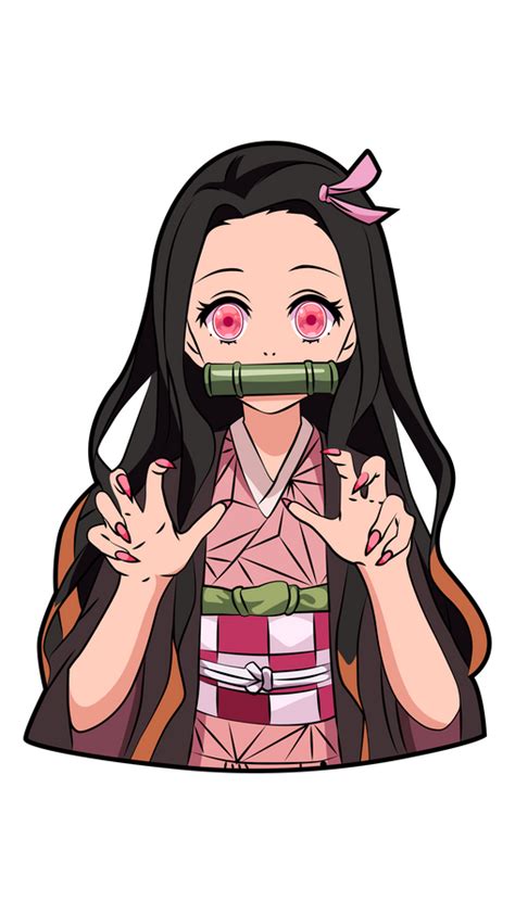 Nezuko Vector Demon Slayer Nezuko Cut File Svg Eps Png Vectorency