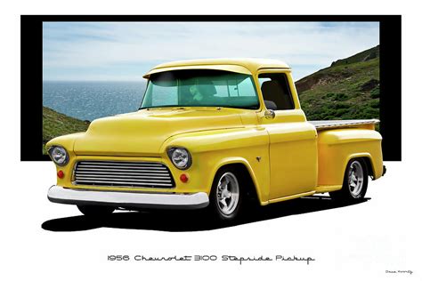 1956 Chevrolet 3100 Stepside Pickup Photograph By Dave Koontz Fine