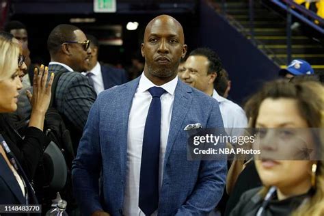 Chauncey Billups Looks On Before Game Four Of The Nba Finals Between