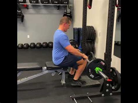 Seated Barbell Calf Raise Youtube