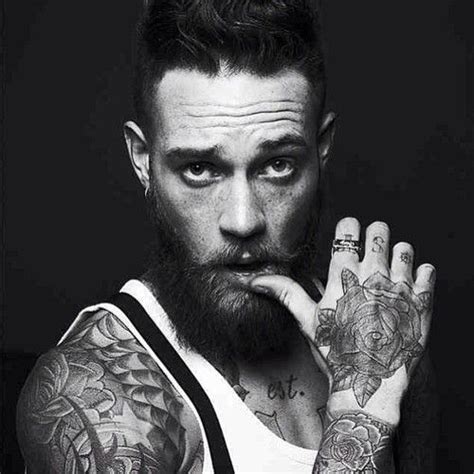 Photo Billy Huxley Beard Life Lee Jeffries Bearded Men Tattoos For