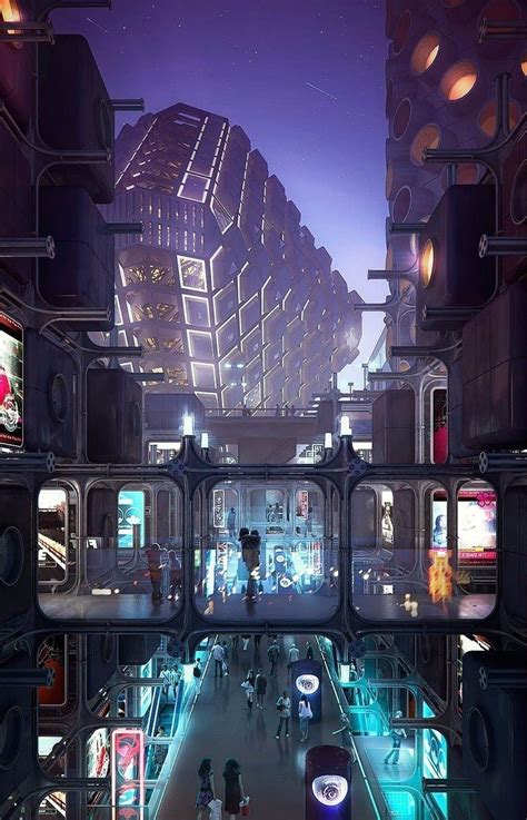 21 Visions Artistiques Des Villes Du Futur Cyberpunk City Sci Fi