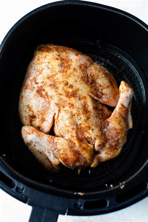 Air Fryer Rotisserie Chicken (Juicy and Crispy Skin) - Skinnytaste