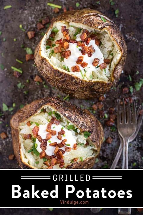 Grilled Baked Potato Vindulge