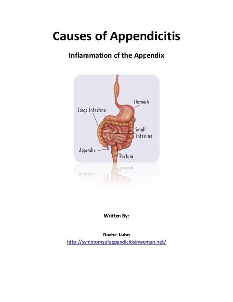 Causes of appendicitis