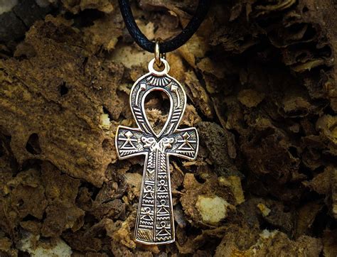 Ankh Cross Pendant Egyptian Ankh Pendant Symbol Of Life Etsy