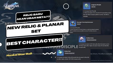 Relic Baru Akan Ubah Meta Ini Character Terbaik Untuk Relic Baru