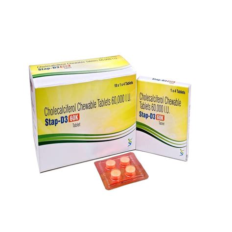 Stap D Cholecalciferol I U Chewable Tablet X X Tablets