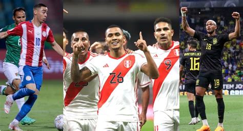 Selección Peruana Cuánto valen las plantillas de Paraguay y Brasil