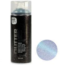 Floristik Ch Glitter Spray Montana Effect Spr Hlack Blau Cosmos Ml