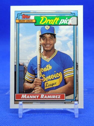 Manny Ramirez RC 1992 Topps Rookie Card Draft Pick 156 Cleveland