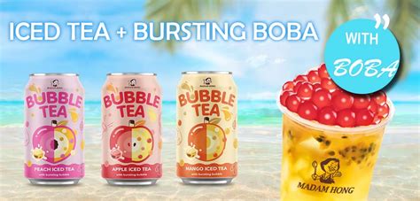 Madam Hong 320ml Bursting Boba Bubble Tea Buy Bursting Boba Tea