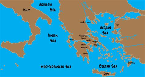 Ancient Greece Map by Coltranized on DeviantArt