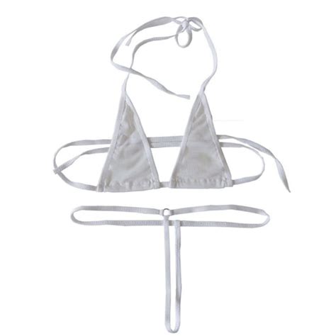 Extreme Micro Bikini Micro Mini Bikini Sexy Sling Triangle Etsy Singapore