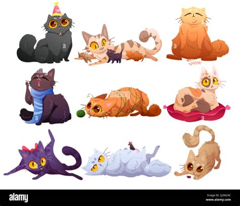 Sleepy Cats Stock Vector Images Alamy