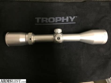 Armslist For Sale Silver Bushnell Trophy 3x9 40 Scope