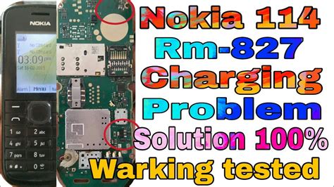 Nokia 114 Rm 827 Charging Problem Solution 100 Warking Tested YouTube