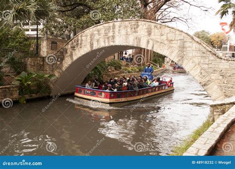 San Antonio River Walk Boat Tour Editorial Photography - Image: 48918232