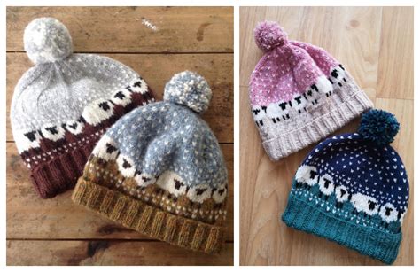 Knit Fair Isle Sheep Hat Free Knitting Pattern Paid Knitting Pattern