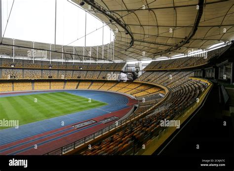 A General View Inside The Bukit Jalil National Stadium In Kuala Lumpur