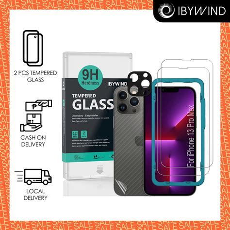 Ibywind Tempered Glass For IPhone 13 Pro Max 13 Pro 2PCS Pack With