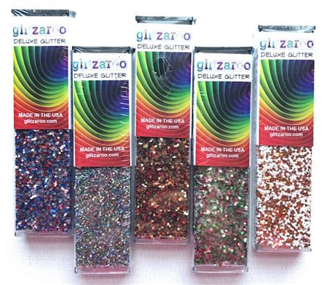 deluxe fine hex shaped glitter mixes  colors etsy