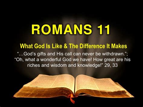 Ppt Romans 11 Powerpoint Presentation Free Download Id2036186